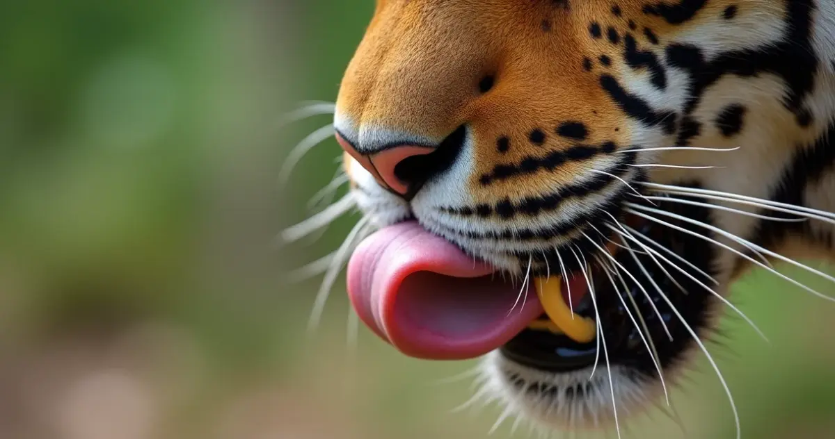 Língua de Tigre Arranca Pele: A Lixa Biológica Que Surpreende!
