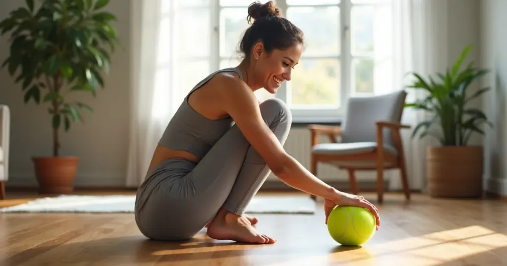 Bolinha de tênis ou massagem para fascite plantar: escolha certa alivia em minutos