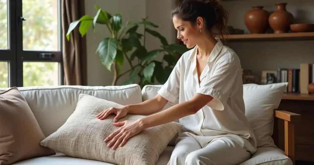 Capa de Almofada para Sofá de Madeira: Conforto e Estilo Sob Medida