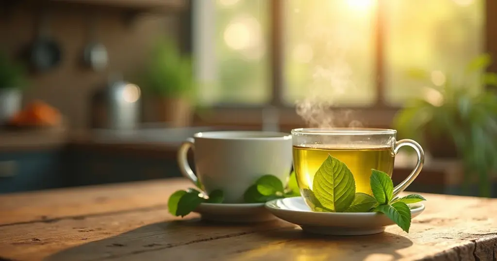 Chá verde natural: a energia limpa que o café não entrega