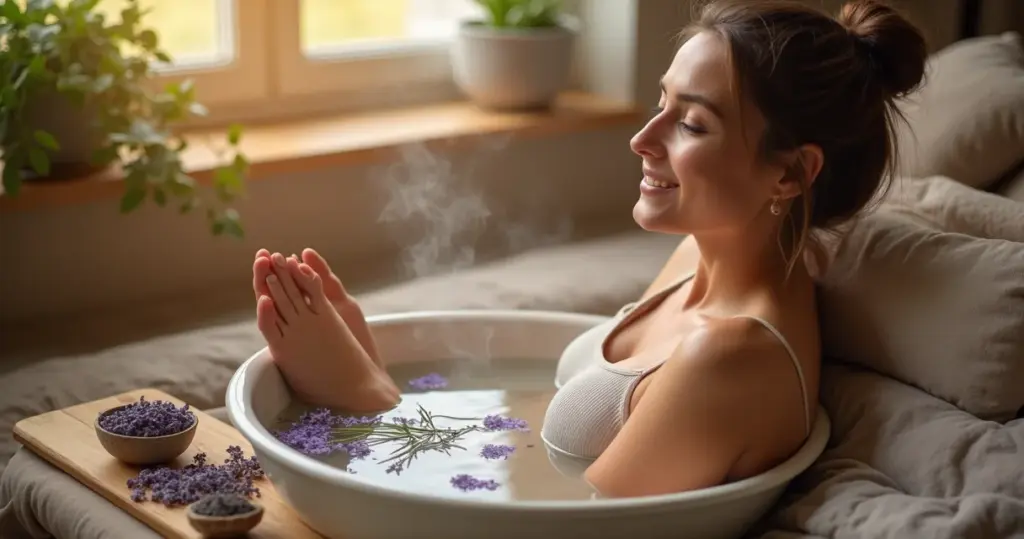 Como fazer escalda pes com lavanda e camomila: relaxe e durma melhor hoje