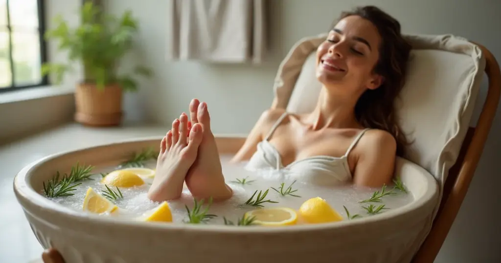 Como fazer escalda pes para calcanhar rachado que funciona em 1 dia