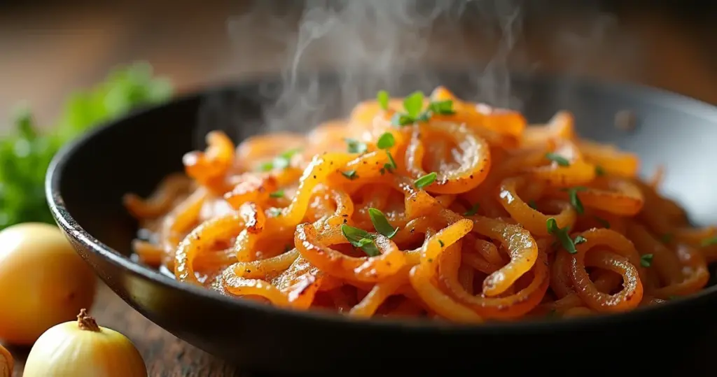 Como se faz cebola caramelizada que desmancha na boca em 45 minutos