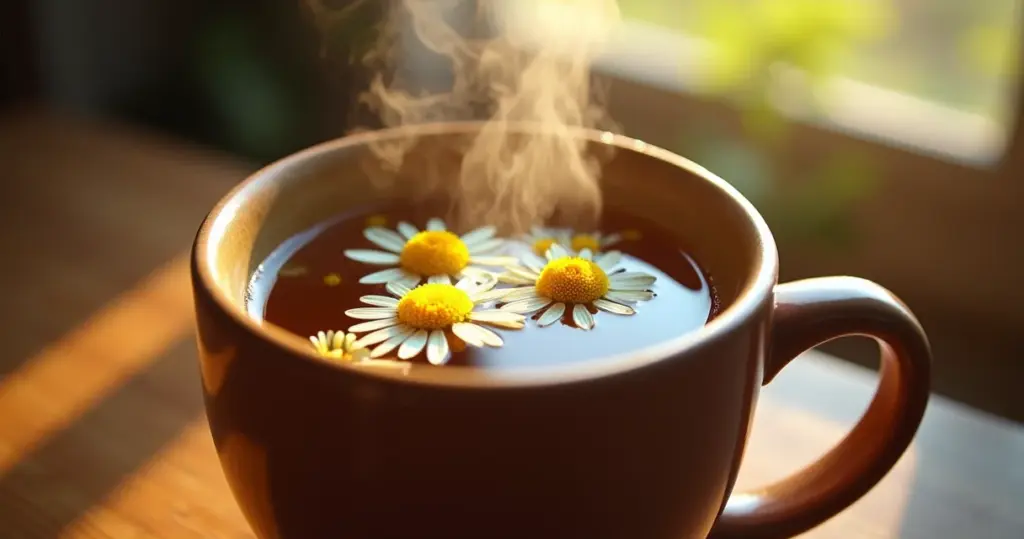 Como se faz chá de camomila que realmente acalma em 5 minutos