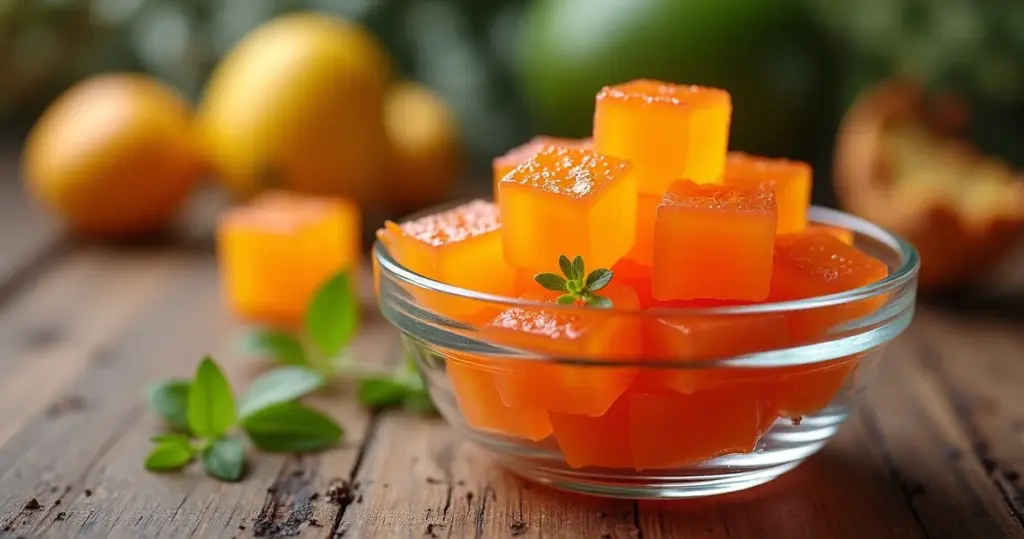 Como se faz gelatina colorida com cubos firmes que não desmancham