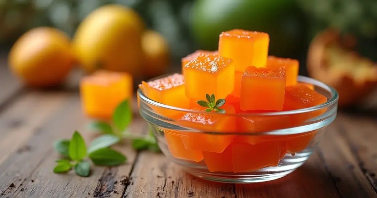 Como se faz gelatina colorida com cubos firmes que não desmancham