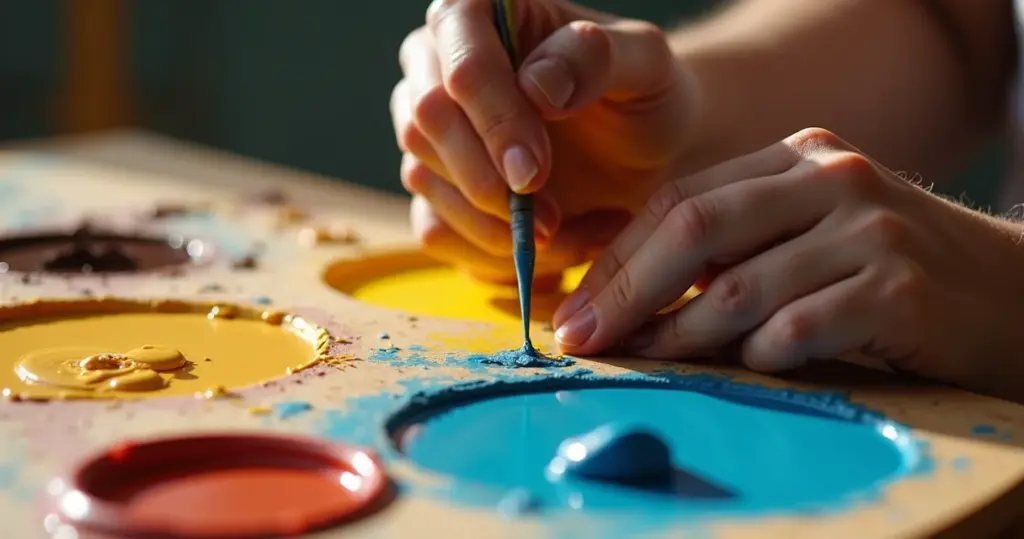 Como se faz marrom com a proporção exata que pintores profissionais usam