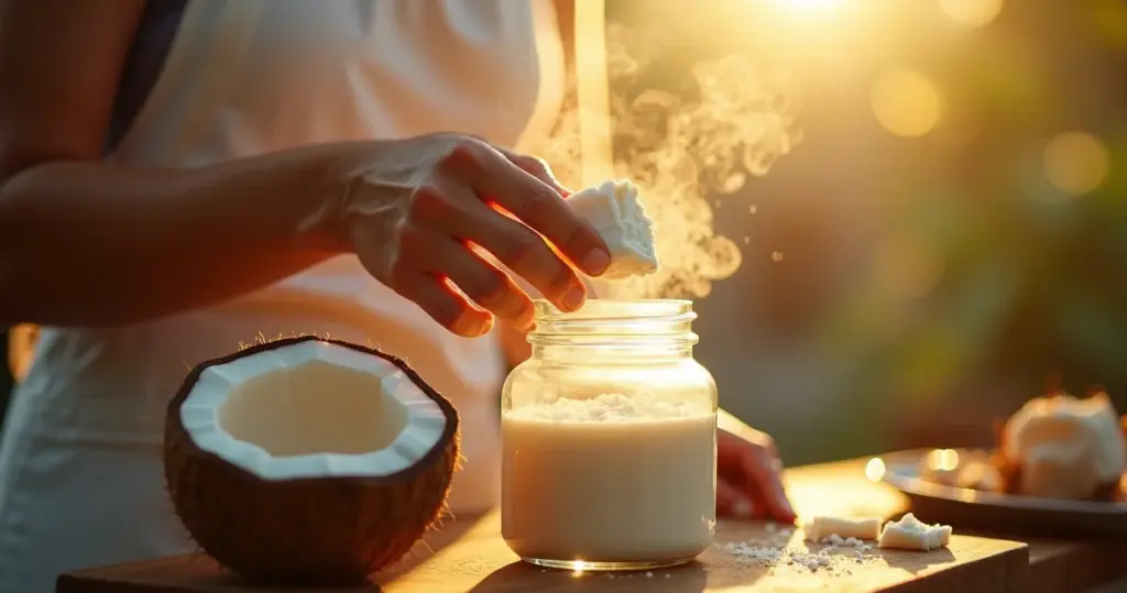 Como se faz óleo de coco caseiro em 1 hora com economia de R$ 35