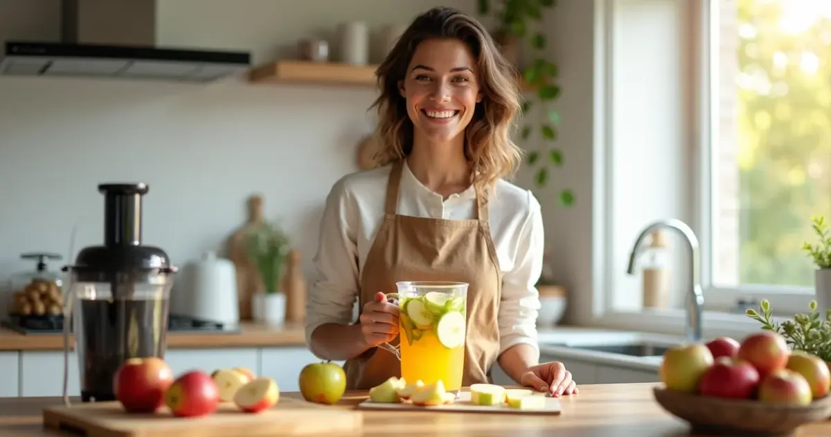 Como se faz suco de maçã caseiro em 15 minutos (sem erro!) Como se faz suco de maçã caseiro em 15 minutos (sem erro!)