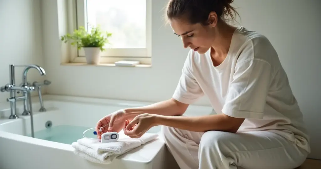 Como testar temperatura água pé diabético sem arriscar queimaduras