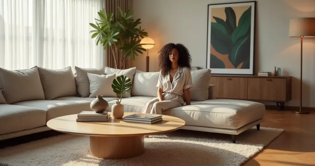 12 Ideias de Decoração de Sala com Mesa de Centro Redonda que Otimizam Espaço