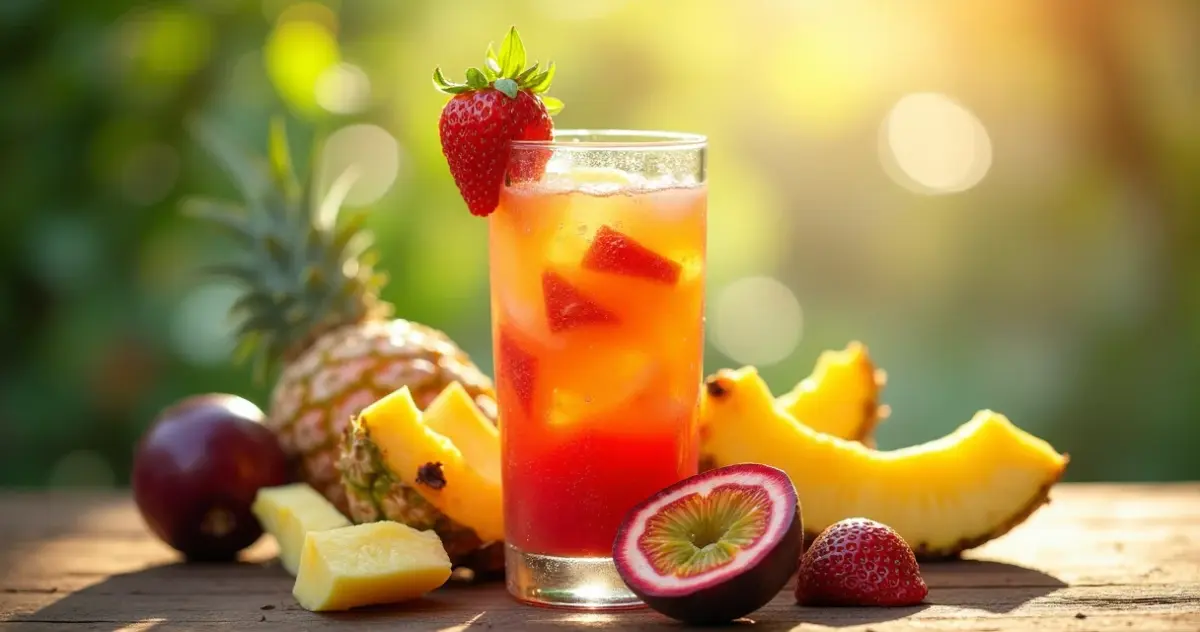 Drinks de frutas que transformam seu dia em festa em 10 minutos Drinks de frutas que transformam seu dia em festa em 10 minutos