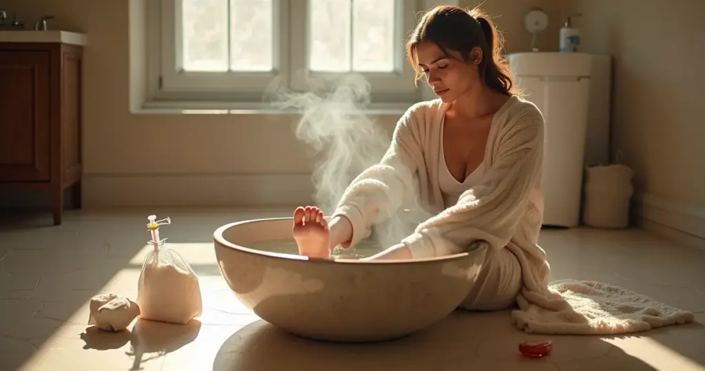 Erros comuns ao fazer escalda pés em casa que arruínam seu relaxamento