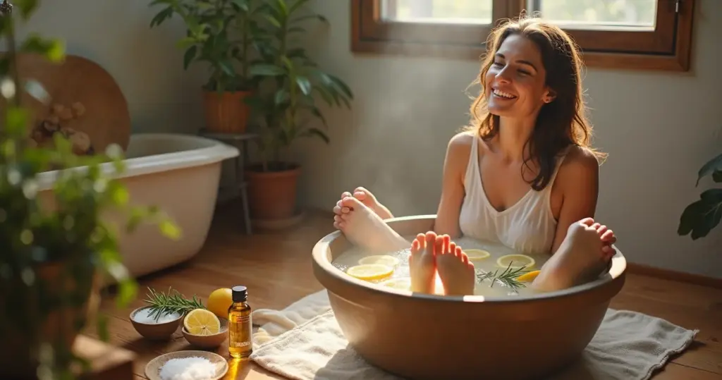 Escalda-pés caseiro barato: alivia cansaço e inchaço em 20 minutos