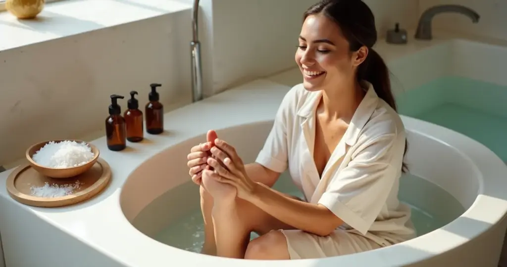Escalda Pés com Sal Grosso ou Óleos Essenciais: Qual Dá Mais Resultado?