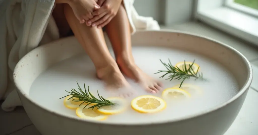 Escalda pés para aliviar dor no calcanhar: o erro que 90% cometem Escalda pés para aliviar dor no calcanhar: o erro que 90% cometem