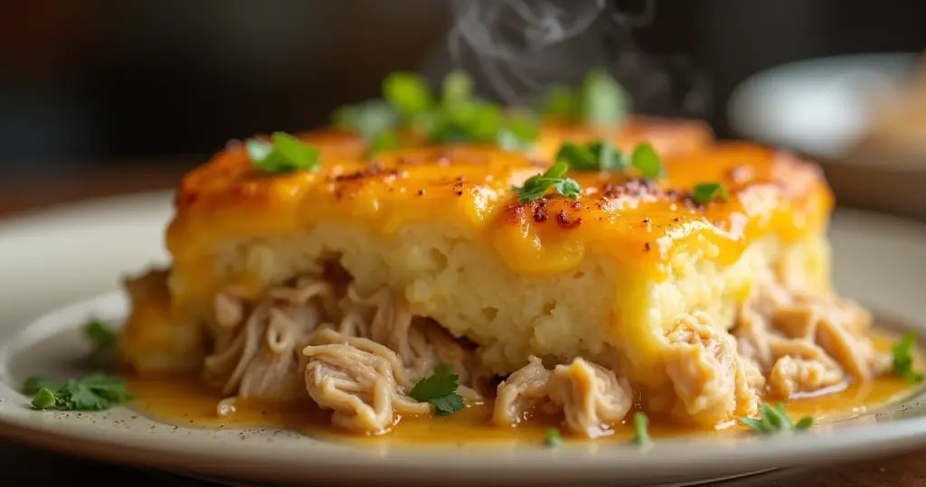 Escondido de frango perfeito em 45 minutos: purê cremoso e recheio suculento