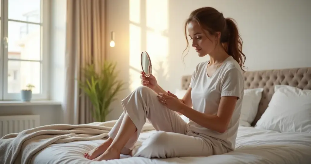 Inspeção Visual Pés Diabéticos com Espelho: Evite Amputações em 5 Minutos