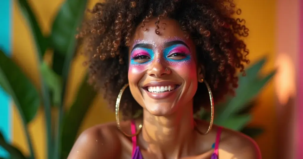 17 Ideias de Maquiagem para o Carnaval que Não Derretem na Folia 17 Ideias de Maquiagem para o Carnaval que Não Derretem na Folia