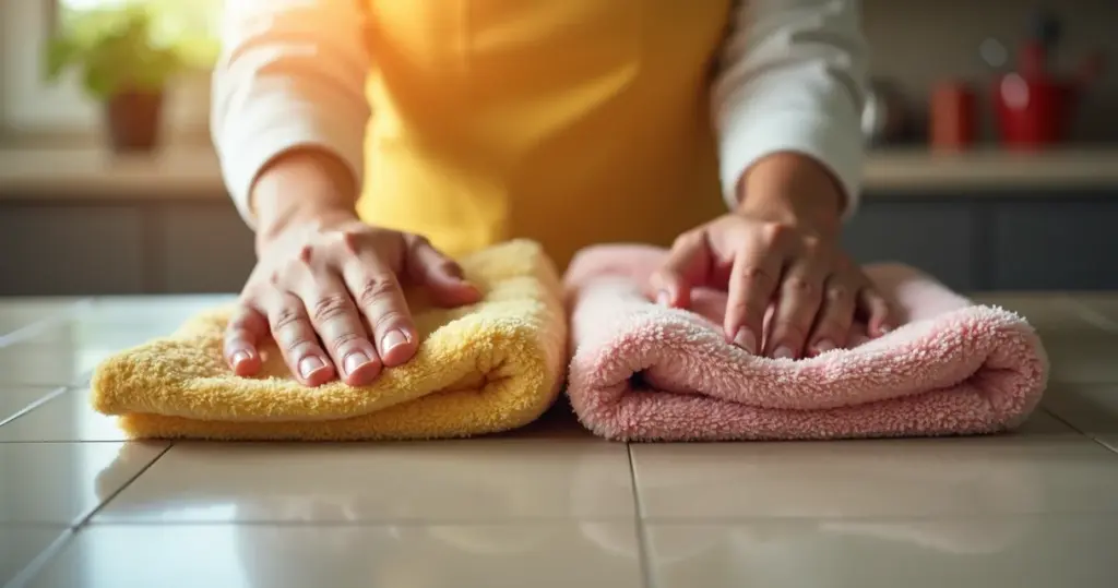 O erro que 91% cometem ao usar pano de prato na cozinha