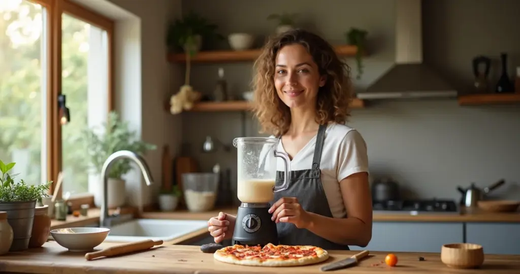 Pizza de liquidificador passo a passo: crocante em 30 min sem sovar Pizza de liquidificador passo a passo: crocante em 30 min sem sovar