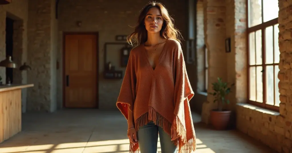 15 Ideias de Poncho de Tecido: Do Casual ao Chique em 1 Peça