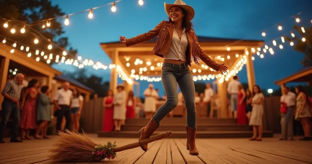 Pulando a vassoura: como esse ritual transforma seu casamento em algo único