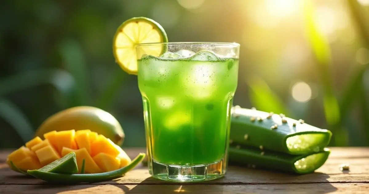Suco de aloe vera: pele radiante em 7 dias com preparo fácil Suco de aloe vera: pele radiante em 7 dias com preparo fácil