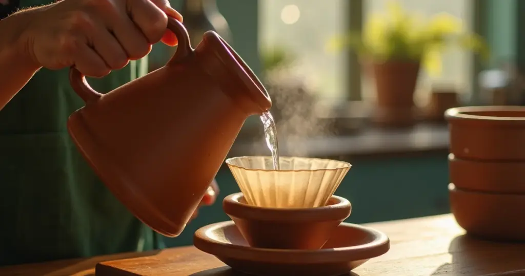 Temperatura da água fervedouro Jalapão: café perfeito sem amargor