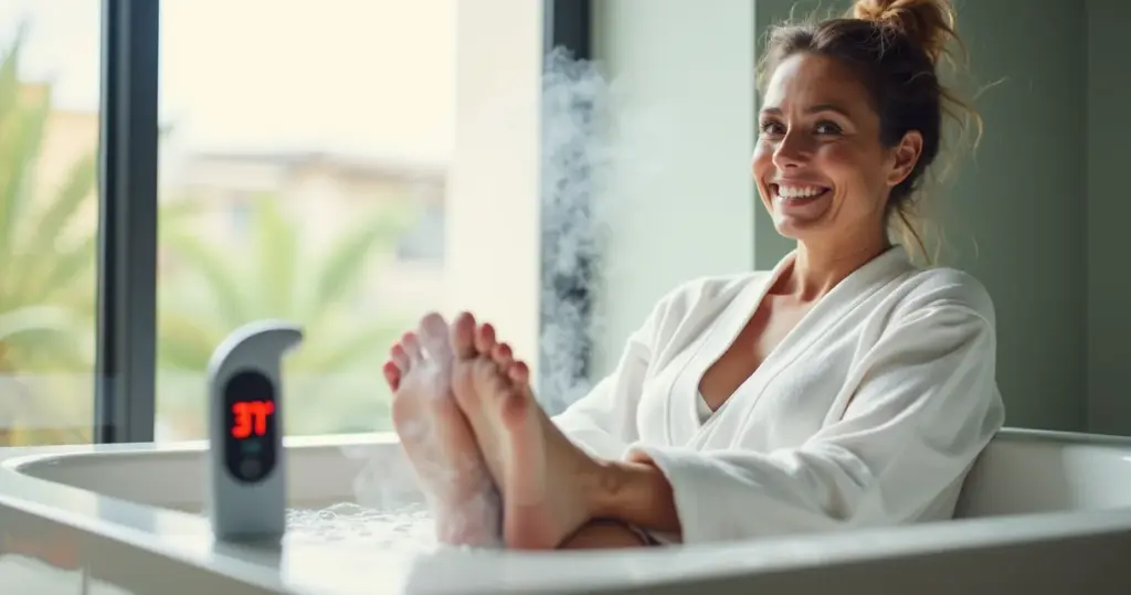 Temperatura ideal água escalda-pés diabético: faça sem medo de queimar