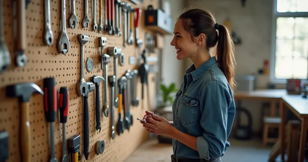 Acabe com a bagunça: como um quadro de ferramentas organiza sua oficina