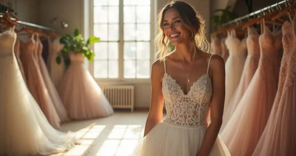 17 Ideias de Um Vestido de Noiva que Fazem Você Brilhar em 2026