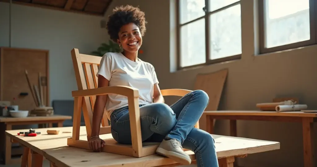 Uma cadeira de madeira passo a passo que realmente conforta: veja como Uma cadeira de madeira passo a passo que realmente conforta: veja como