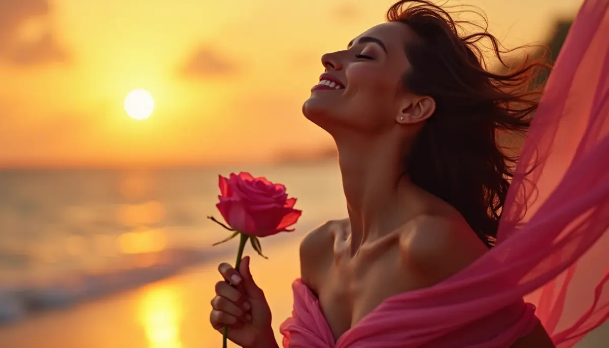 Rosa no Ano-Novo: o que significa e como usar para atrair amor em 2026